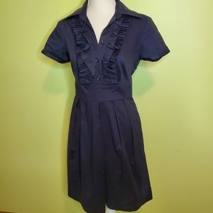 5/$20 Eliza J ruffle pleated dress Sz 8